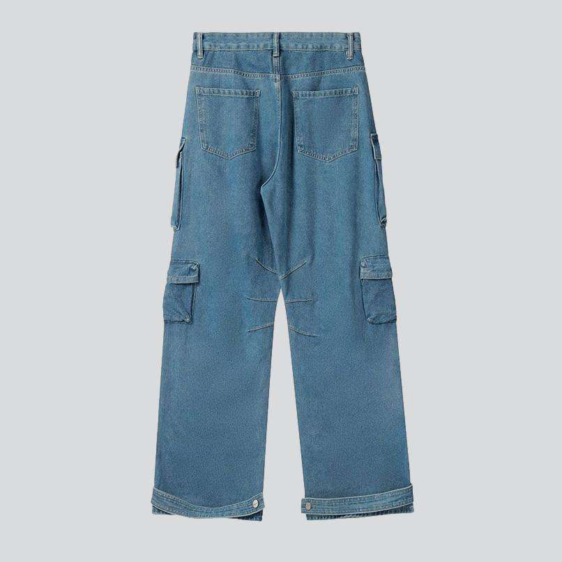 Multi-Pocket Herren Baggy Jeans