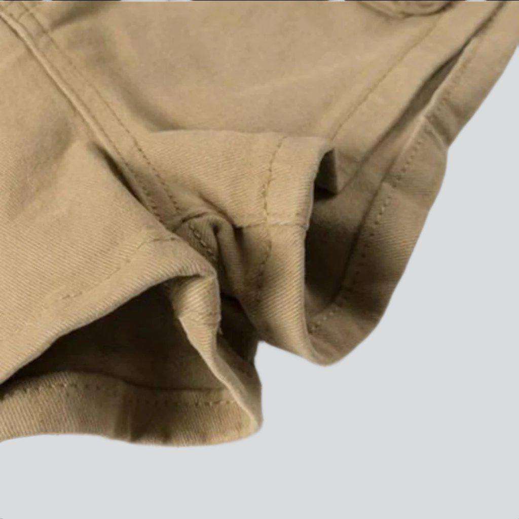 Jeansshorts in Cargo-Farben für Damen