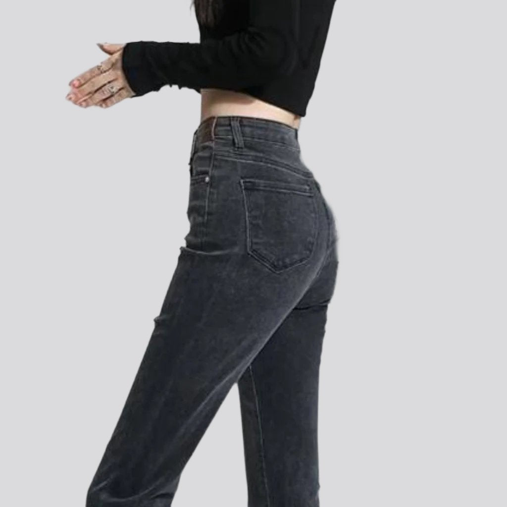 Street women bootcut jeans