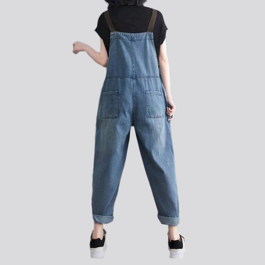 Vintage women denim jumpsuit