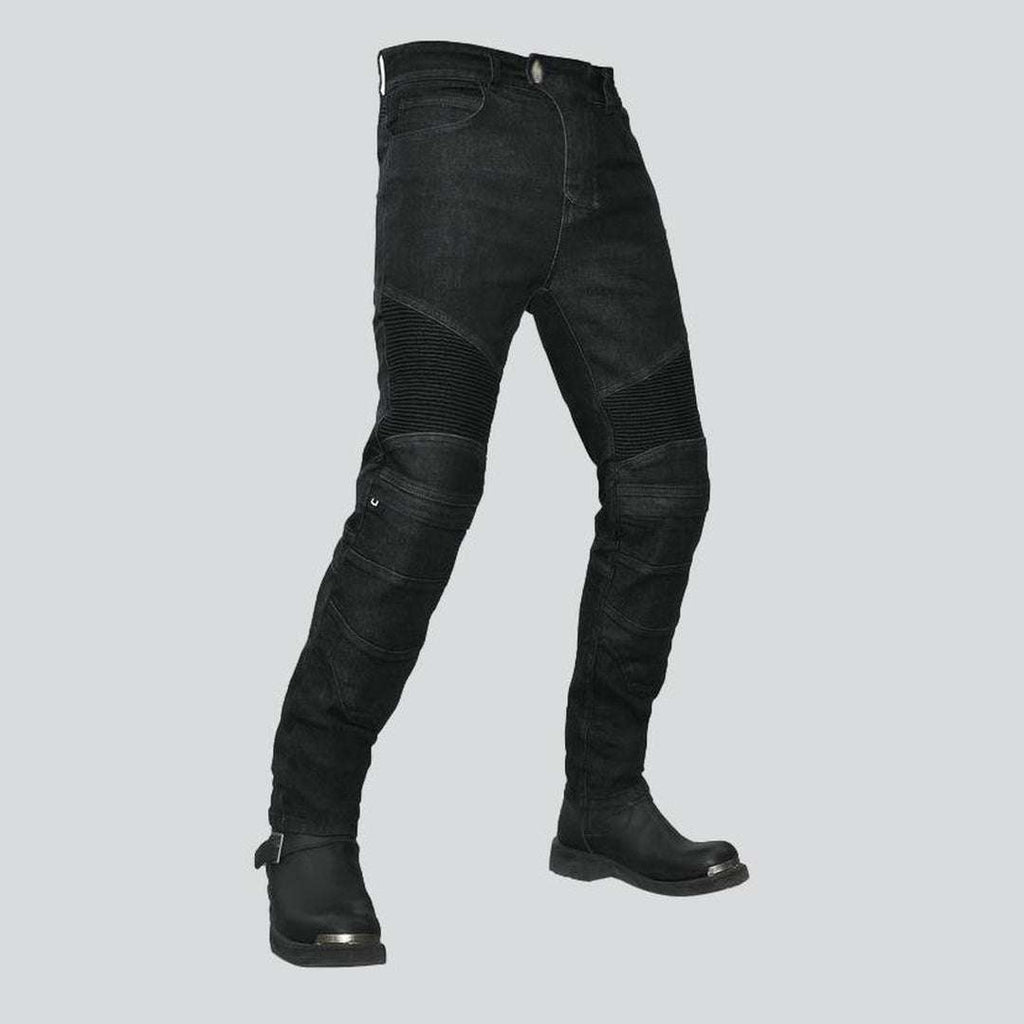 Casual biker jeans for men