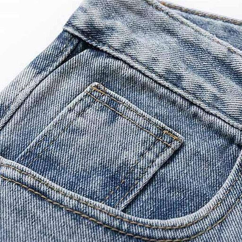 Baggy-Jeans mit Buchstabenstickerei für Herren