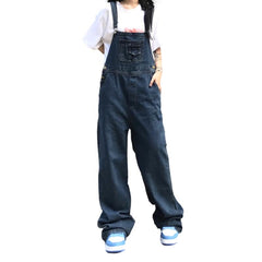 Urban baggy women denim jumpsuit