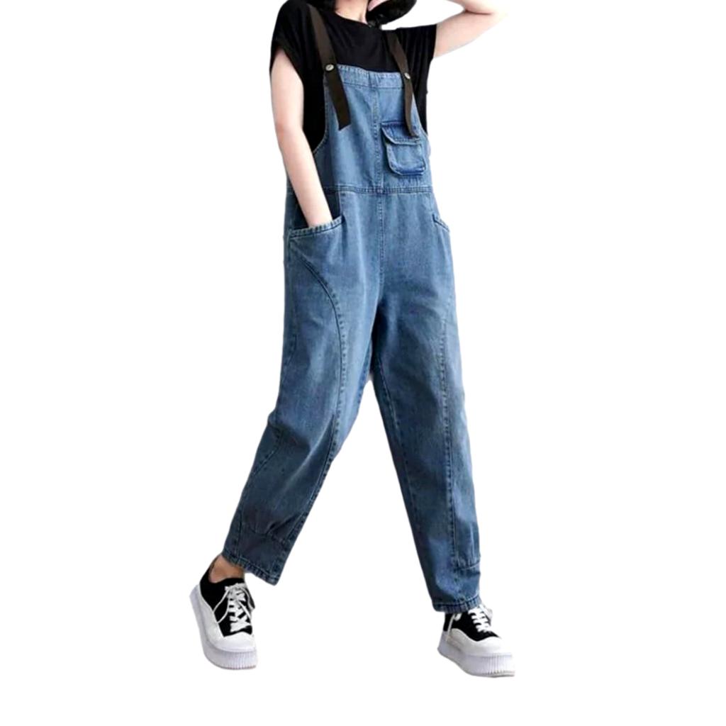 Vintage women denim jumpsuit