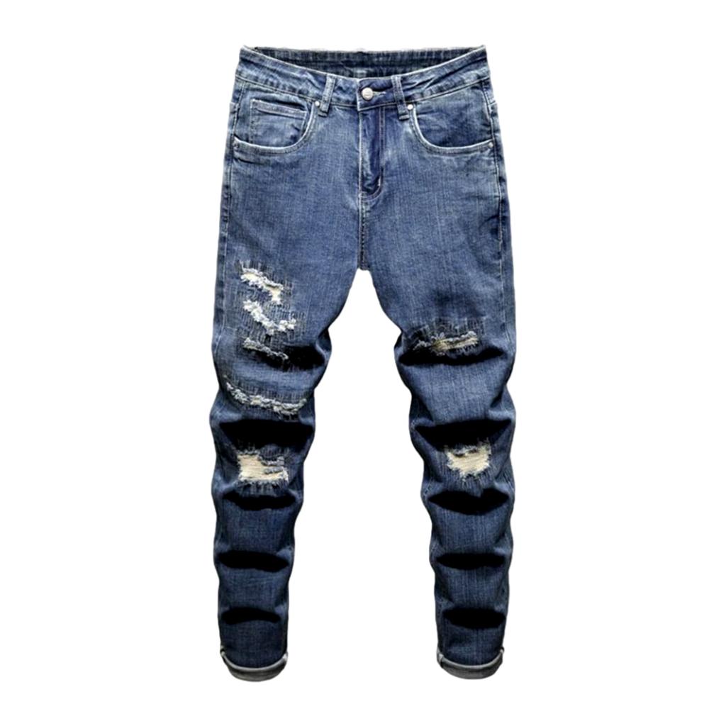 Trendy Style Distressed Herren Jeans