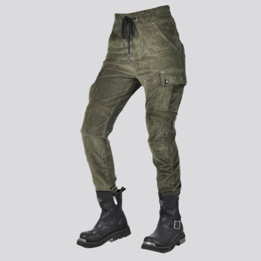 Farbschützende Moto-Jeanshose für Damen