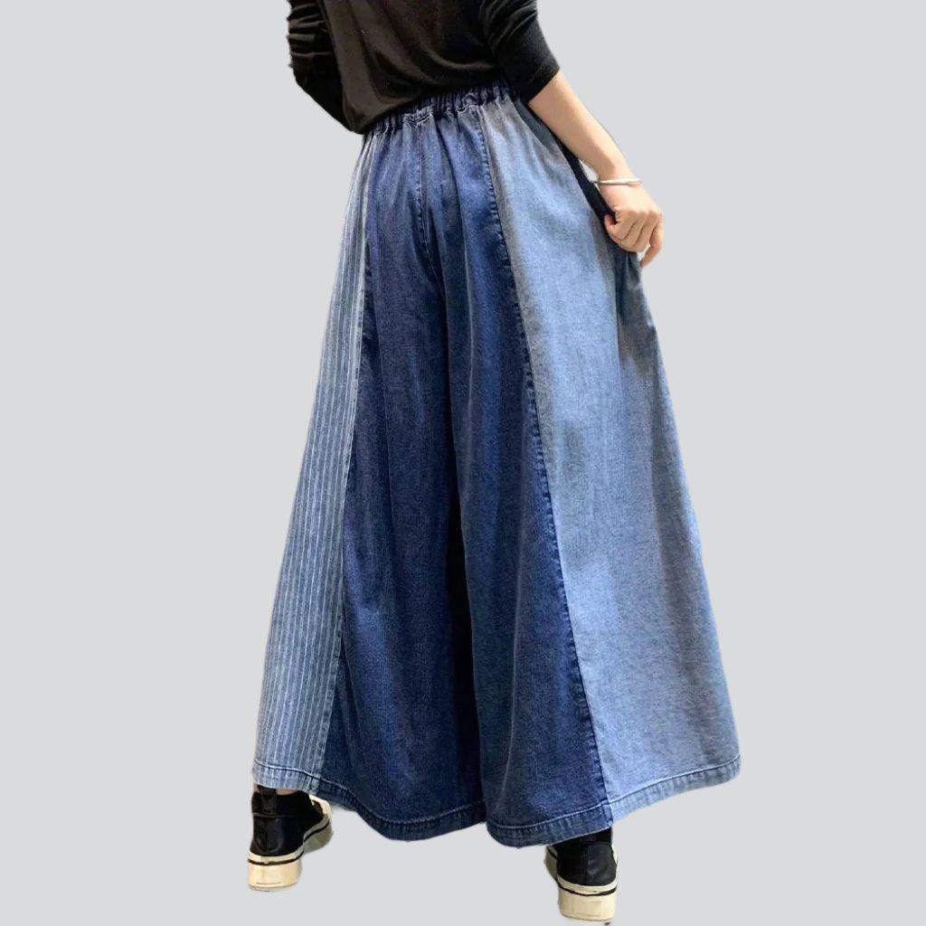 Pantalones vaqueros culotte estilo street style