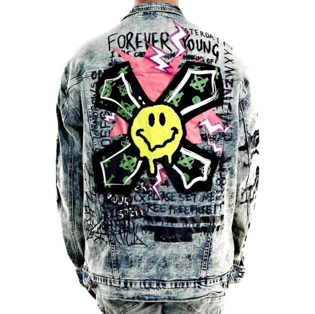 2k men denim jacket