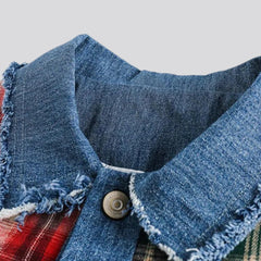 Patchwork women jean jacket