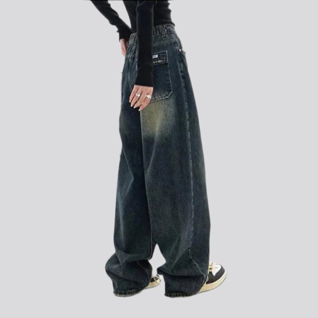 High-waist women fashion jeans