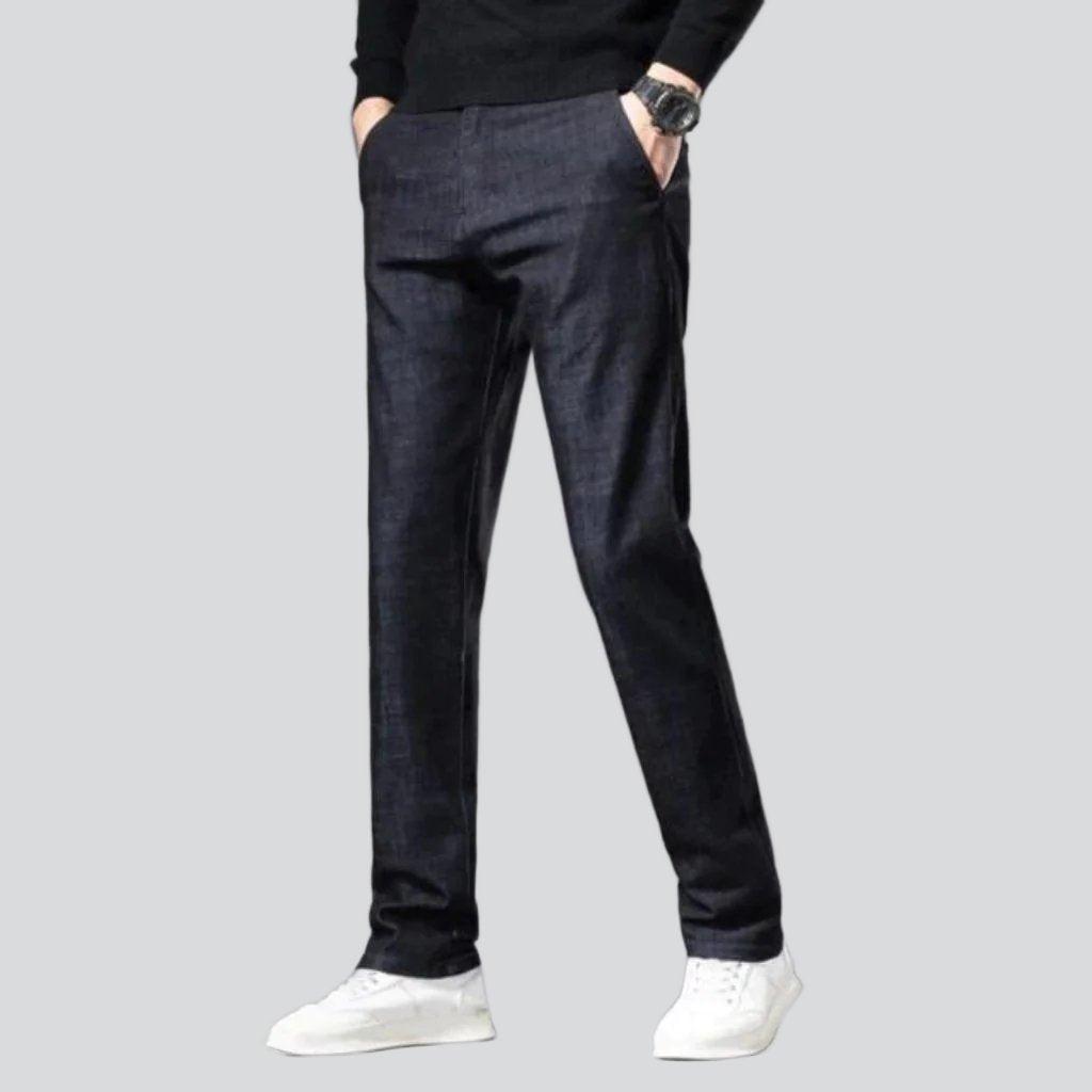 Slim stretch men denim pants