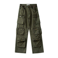 Multi cargo pocket men jeans