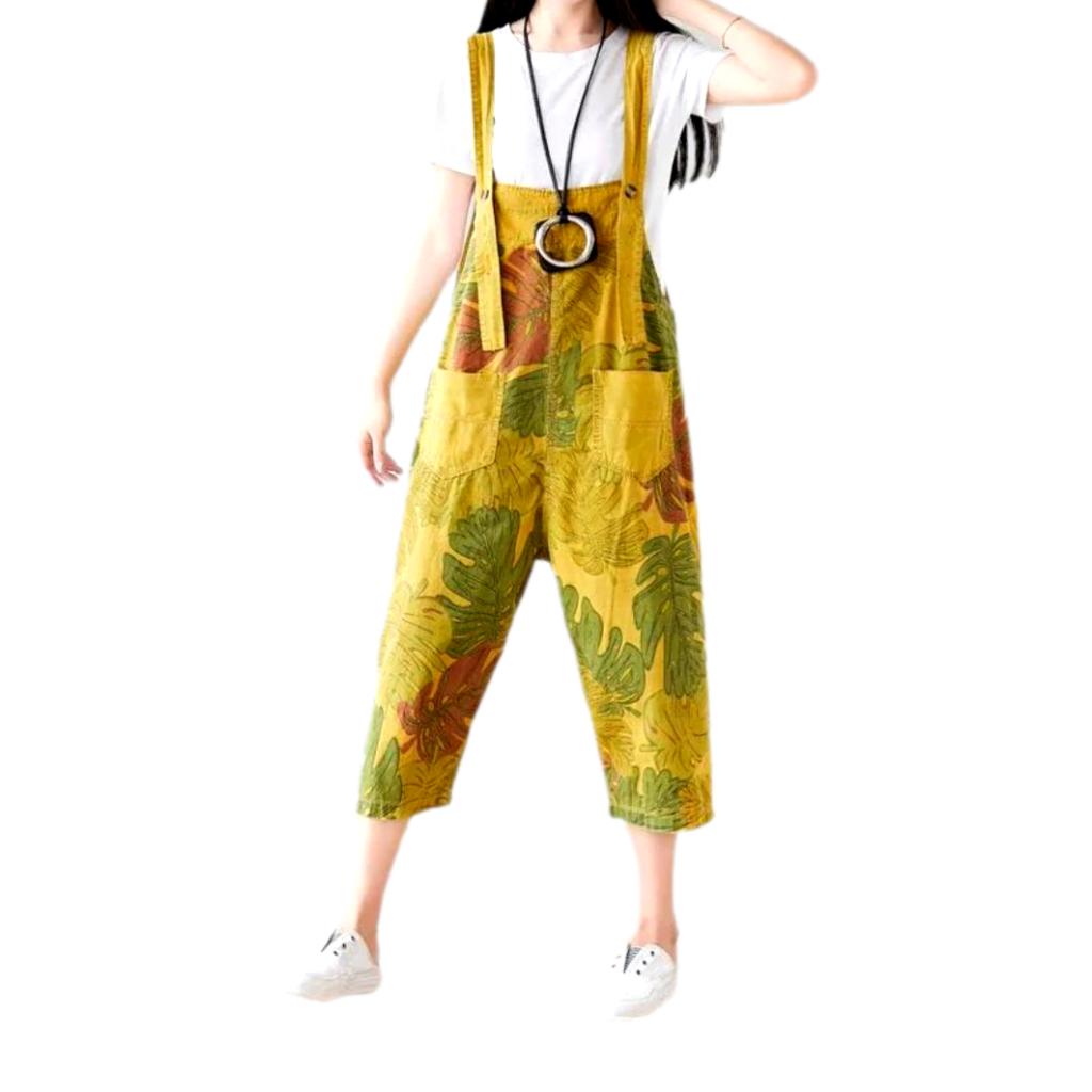 Baggy jean jumpsuit for ladies