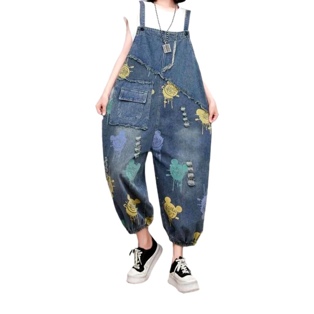 Vintage Damen Jeans Overall