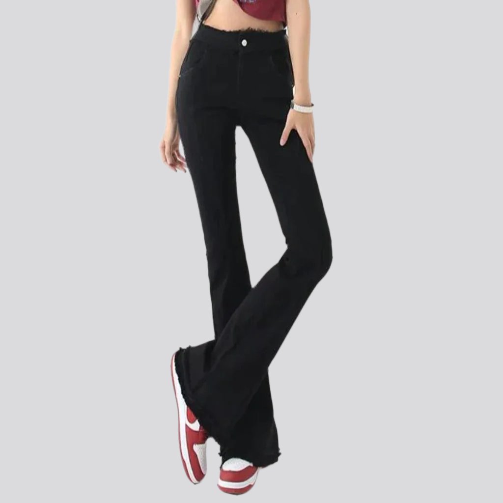 Street women vintage jeans