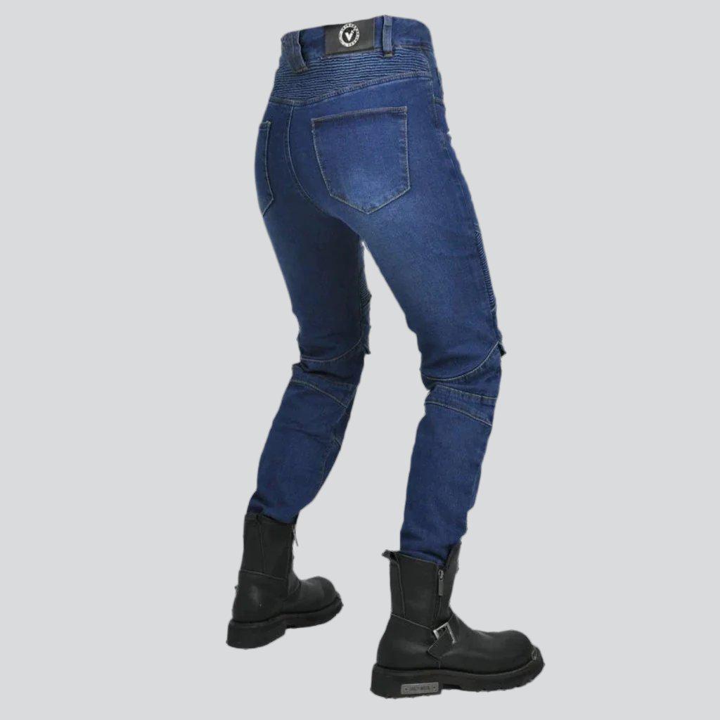 Skinny urban women biker jeans