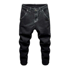 Schwarze Streetwear-Baggy-Jeans