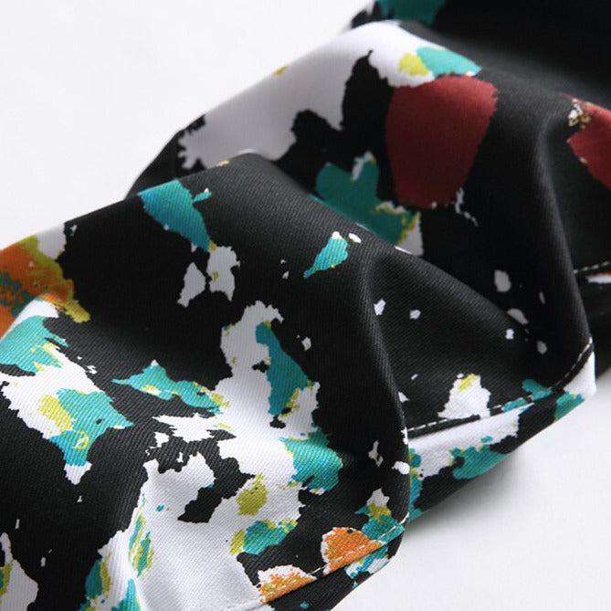 Vaqueros de hombre con estampado multicolor