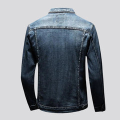 Chaqueta vaquera vintage de camionero para hombre