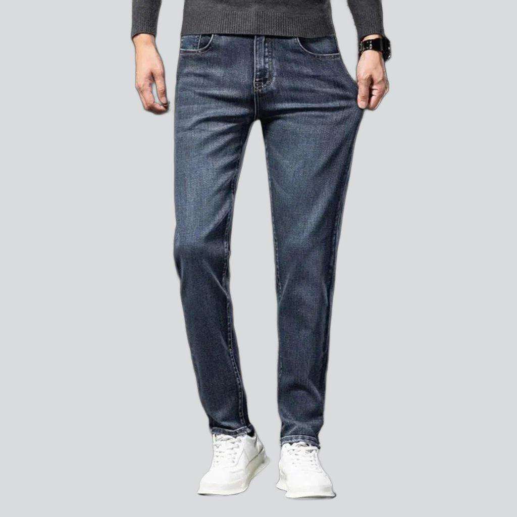 Dunkle Vintage-Waschung Herrenjeans