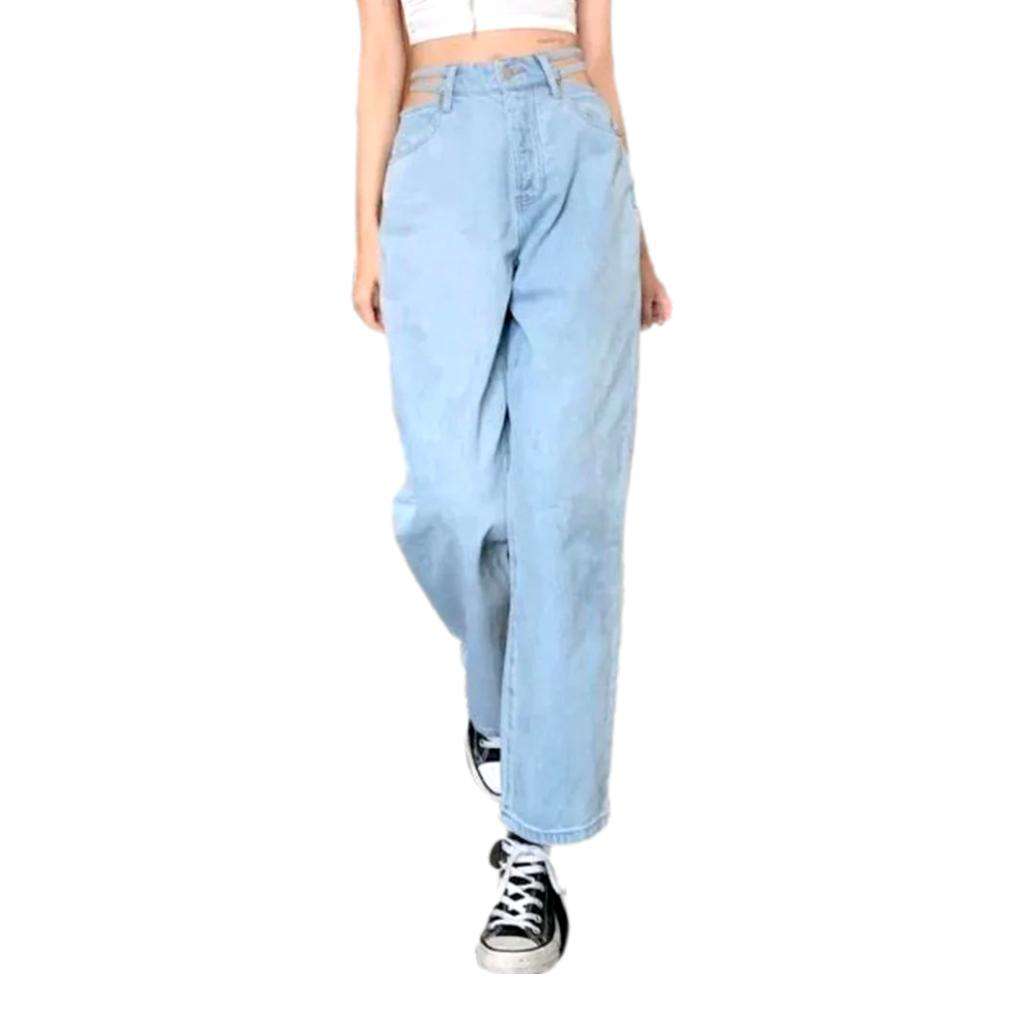 90s light wash jeans for ladies