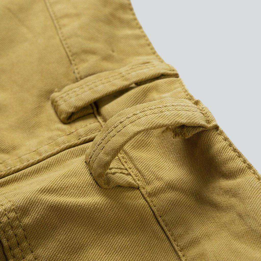 Pantalones cortos vaqueros cargo de camuflaje para hombre