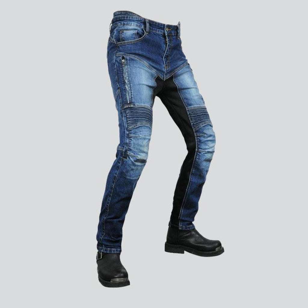 High-quality breathable biker jeans