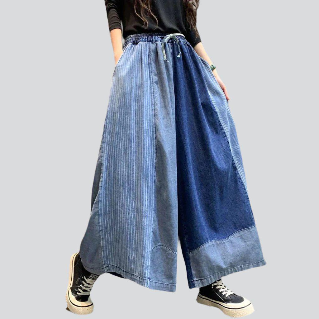 Pantalones vaqueros culotte estilo street style