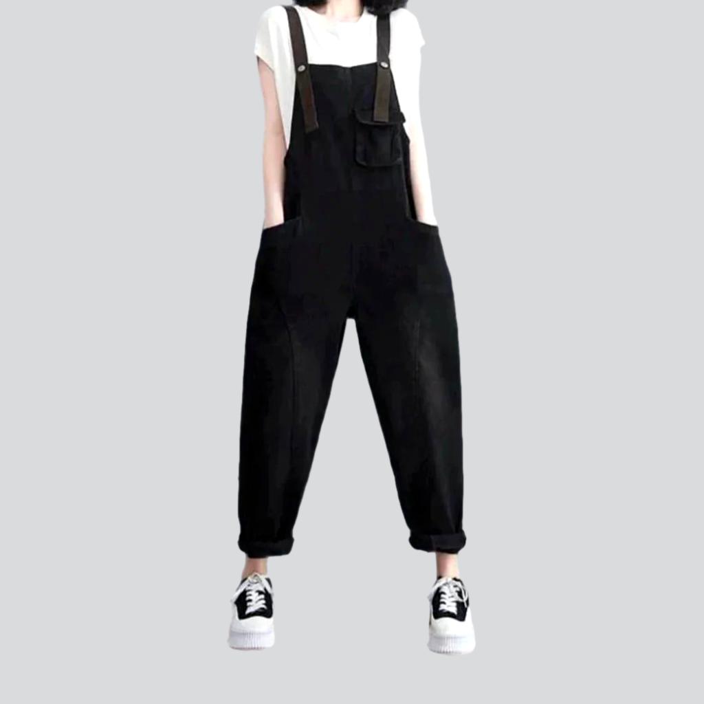 Vintage women denim jumpsuit