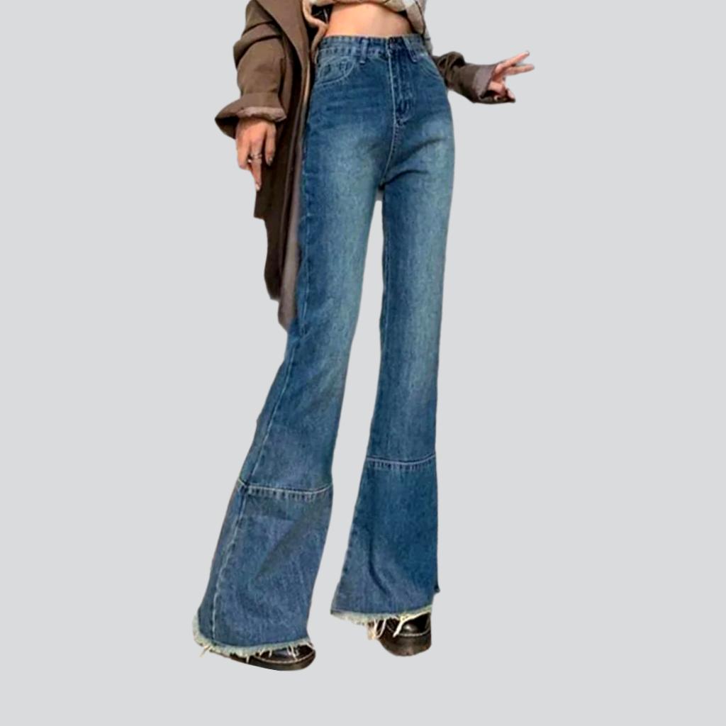 Vintage high-waist jeans for ladies