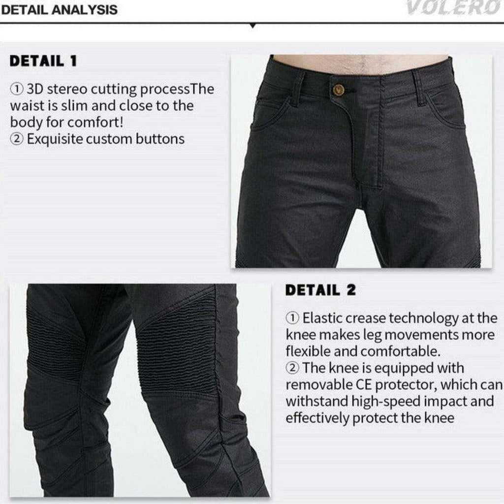 Coated denim men biker jeans