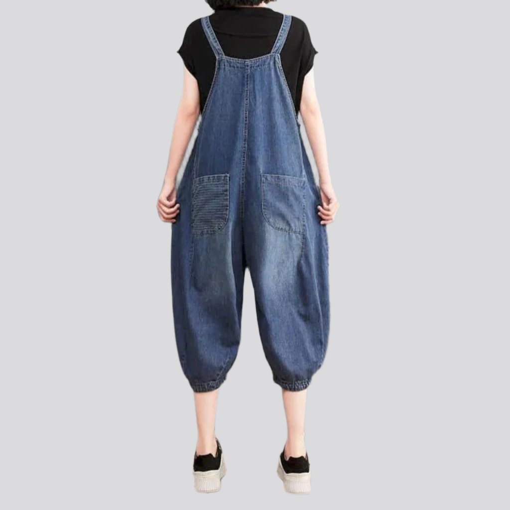 Baggy Denim Jumpsuit für Damen