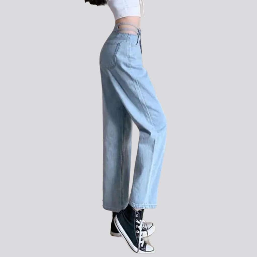 90s light wash jeans for ladies