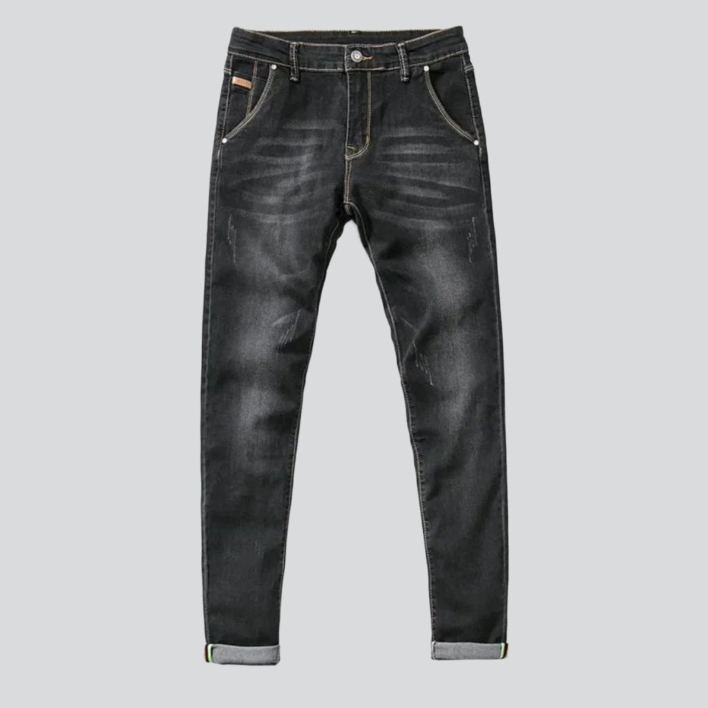 Slim color jeans for men