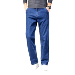 Straight-Fit Stretch-Jeans für Herren