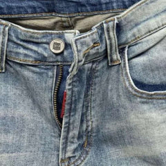 Bermudas vaqueras bordadas para hombre