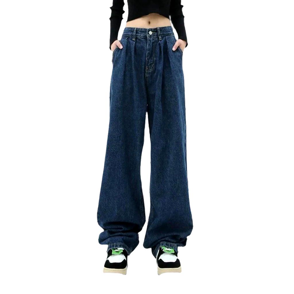 Ultra Baggy Stonewashed Damen Jeans