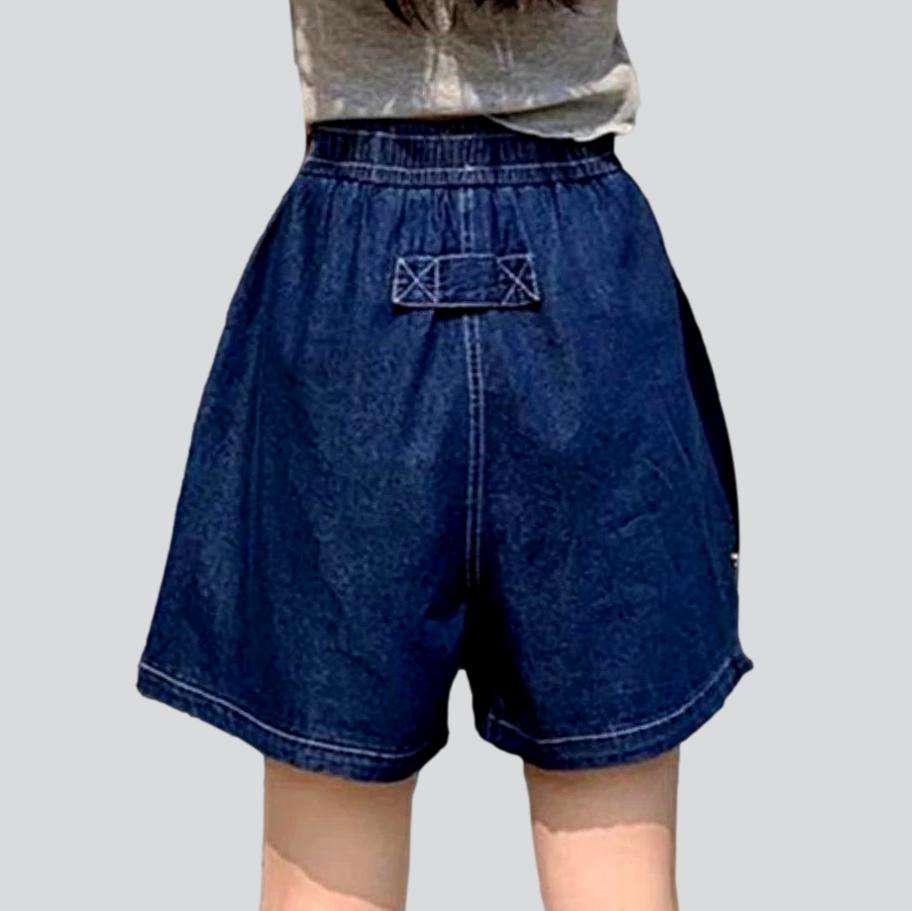 Baggy casual women denim shorts