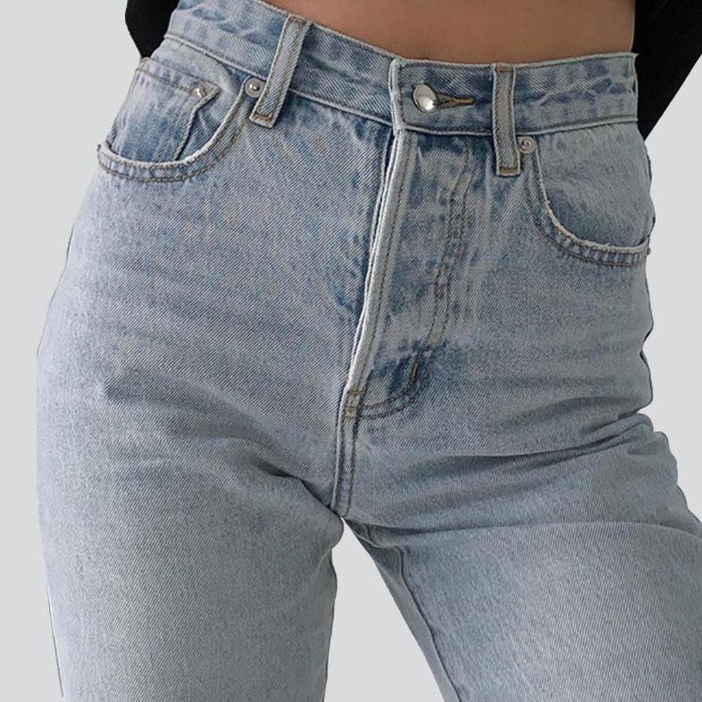 Trendy Straight Damen Jeans