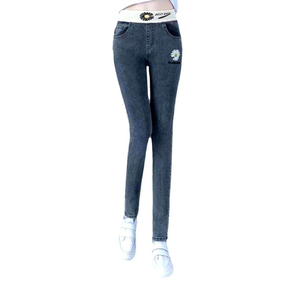 Bestickte Vintage-Jeans