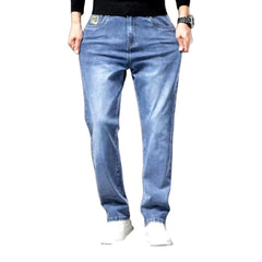 Sanded business casual men jeans