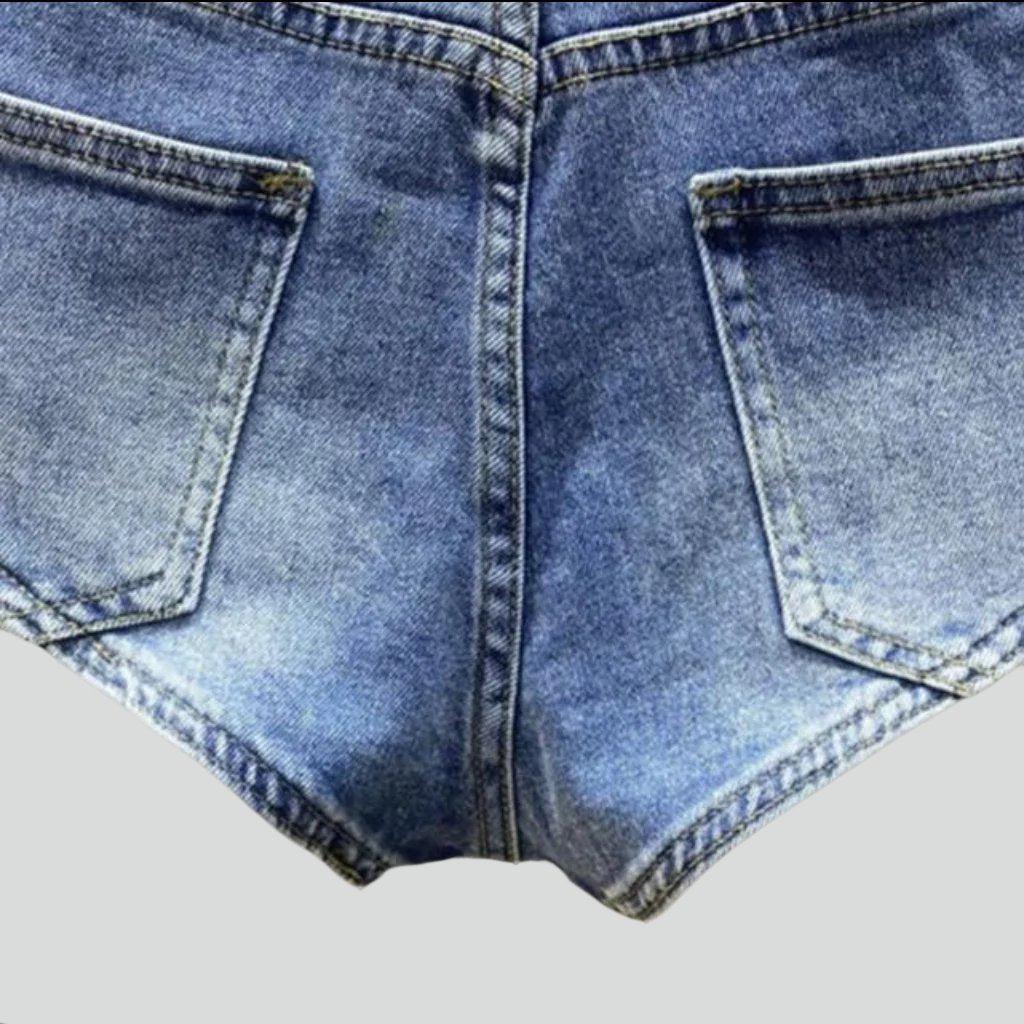 Streetwear Vintage Damen Jeansshorts