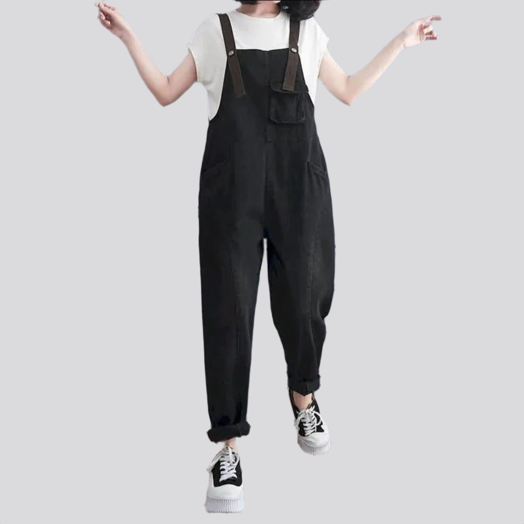 Vintage women denim jumpsuit