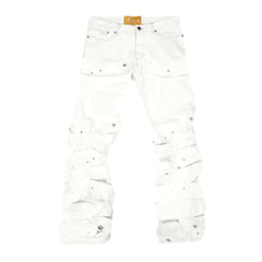 Baggy Herren Mid-Waist Jeans