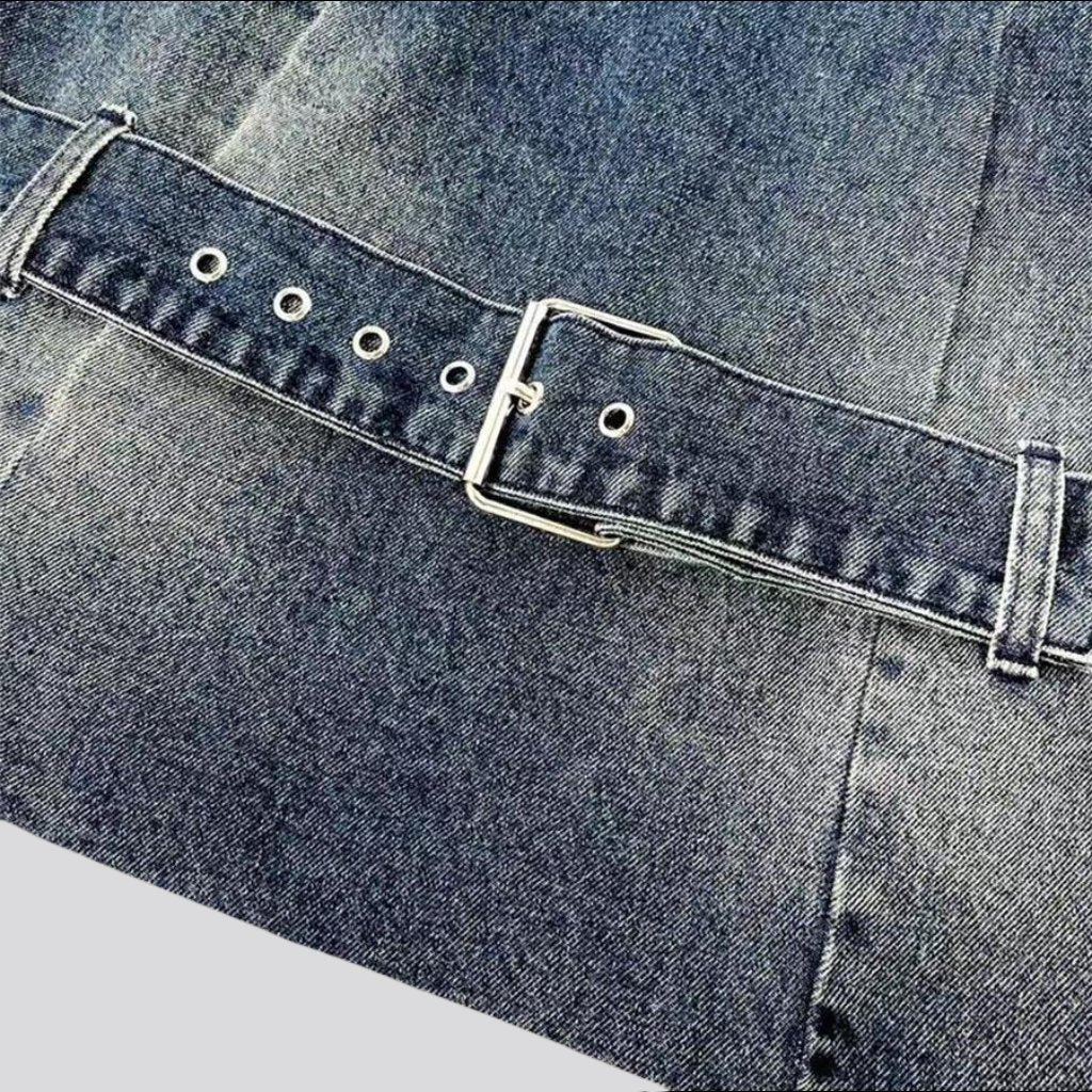 Mini-Jeanskleid für Damen