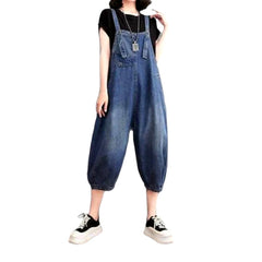 Baggy Denim Jumpsuit für Damen