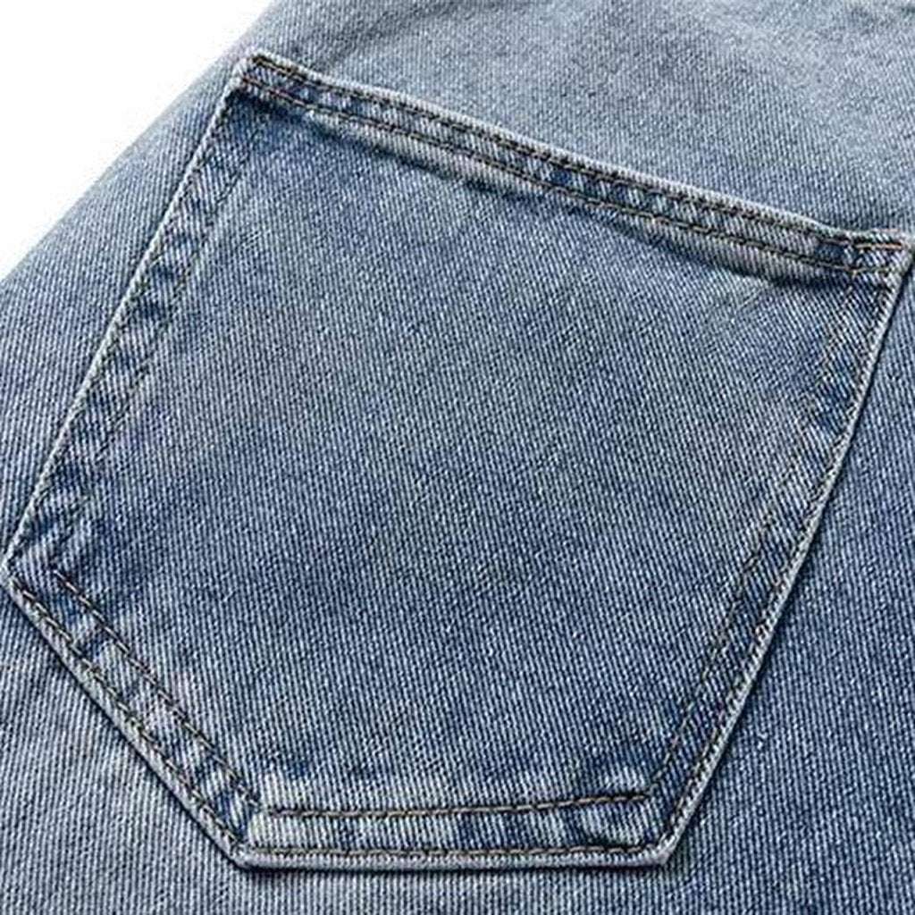 Baggy-Jeans mit Buchstabenstickerei für Herren