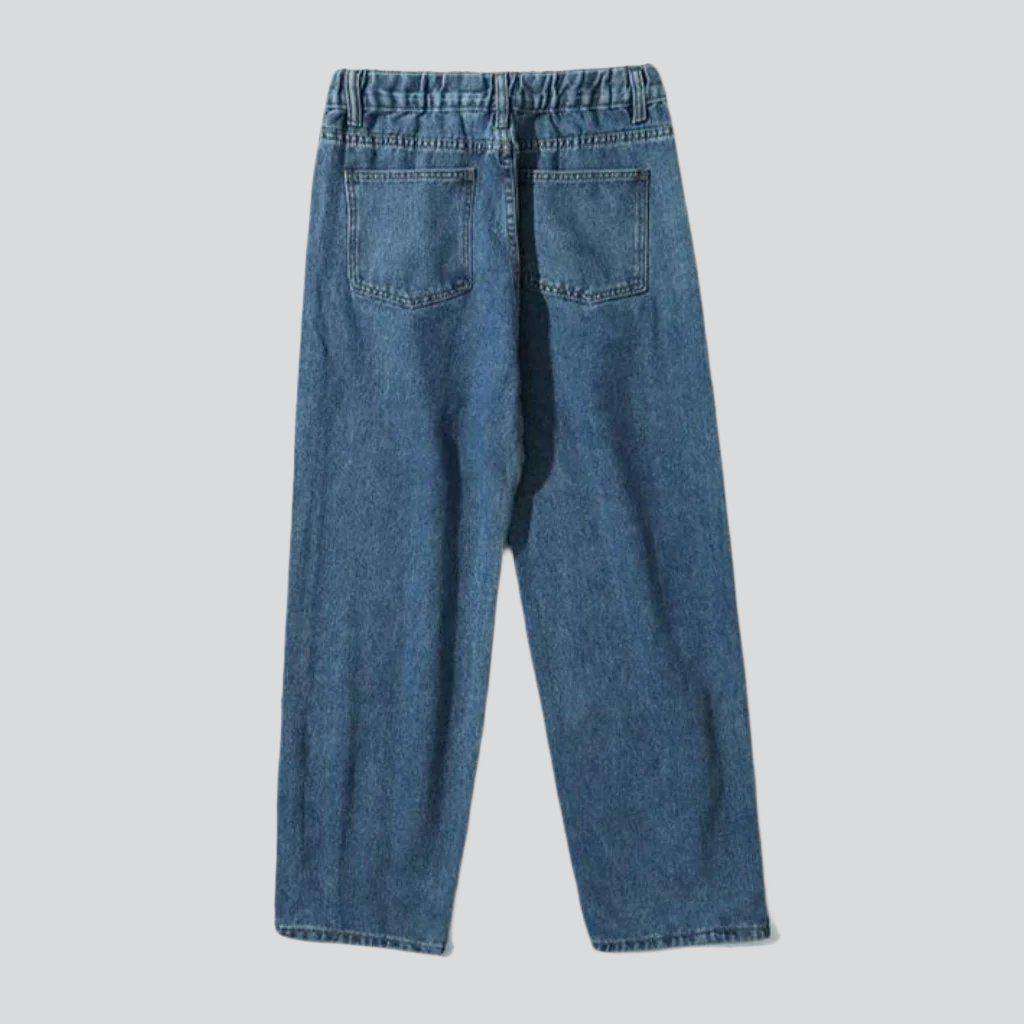 Baggy-Jeans für Herren mit verstellbarem Bund