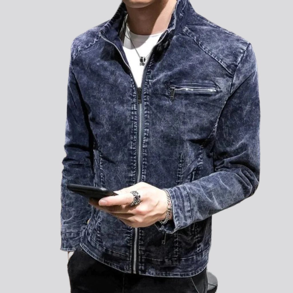 Slim y2k men jean jacket