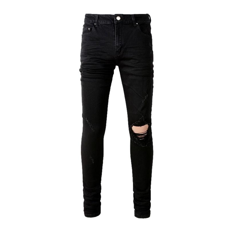 Skinny Jeans mit Ripping-Knie